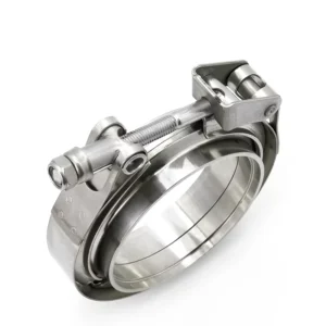 Auto Parts 304 Stainless Steel Turbocharger V Band Clamp Kit Quick Release Latch with Flanges Cars’ Hose Clamps