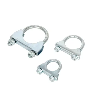 Auto Parts M8 304 Stainless Steel Exhaust U Bolt Clamp Double Bolt Galvanized Carbon Steel for Cars