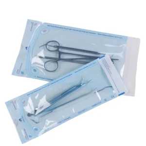 Autoclave Self-Sealing PE Bags Disposable Sterilization Pouches Gravure Printing for Gas Steam Sterilization Liquid Condoms Use