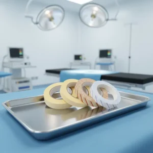 Autoclave Steam Indicator Tape Medical Sterilizer Indicator Tape with Clear Color Change for Steam Sterilization