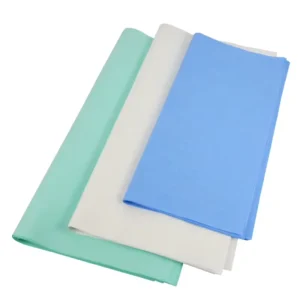Autoclave Sterilization 60g 30x30cm CE Certified Crepe Paper Roll Medical Surgical Packaging