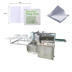 Automatic Alcohol Swab Machines 70% Isopropyl Alcohol Pre Pad Machine Alcohol Swab Single Wet Wipes Packaging Machine