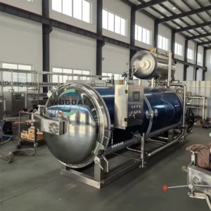 Automatic Control CE Certified Stainless Steel Retort Autoclave Sterilizer High Productivity for Food Industry