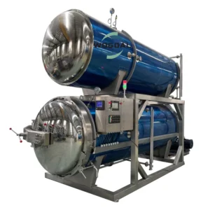 Automatic Control Stainless Steel Steam Water Bath Autoclave Sterilization Unit High Productivity CE Certified