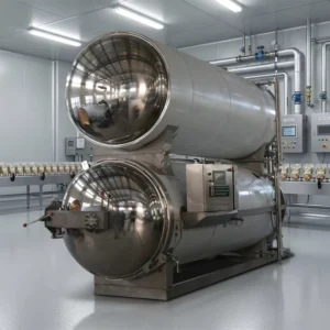 Automatic High Pressure Industrial Autoclave Machine Food Sterilizer for Canned Food Processing