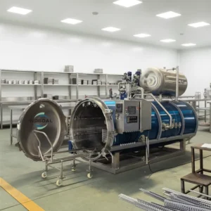 Automatic Horizontal Autoclave Sterilizer Retort Machine for Food Industry