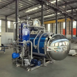 Automatic Steam Sterilizing Machine Retort Autoclave Stainless Steel High Productivity CE Certified for Canned Mushroom