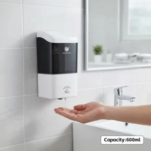 Automatic Touchless Soap Dispenser 600ml ABS Wall Mount Hand Soap Dispenser for Bathroom Sensor Hand Sanitizer Dispenser