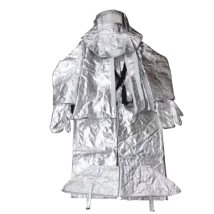 Ayonsafety OEM High Quality Heat Resistant Aluminum Foil Protective Suits with Optional SCBA Bag for Firefighting Equipment