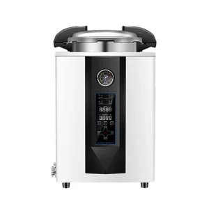 BAXIT 23L Stainless Steel Laboratory Vertical Pressure Steam Sterilizer Autoclave Machine with Digital LCD Display