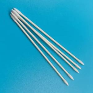 BB 013 Biodegradable Paper Stick Purification Cotton Bud Mini Pointed Cotton Swab for Cleanroom