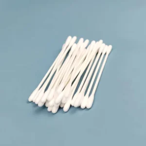 BB001 Cotton Swab Paper Stem Lens Cleaning Industrial Cotton Swab Lint Free Cleanroom Fibre Optic Swab Sticks