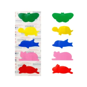 BLUENJOY Cartoon PE Adhesive Bandage Disposable Wound Care Medical Sterile Plaster Strong Adhesion CE Certified for
