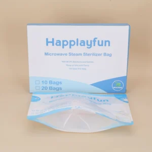 BPA Free Microwave Sterilizer Bag for Baby Feeding PET PE Microwave Steam Sterilizer for Bottles Pacifiers Breast Pump