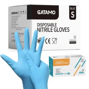 BSN006 High Quality 4mil Nitrile Gloves Powder Free Food Grade Gatamo Nitrile Examination Gloves Guantes De Nitrilo