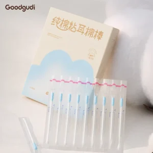 Baby Adhesive Ear Swabs Sticky Cotton Buds for Ear Wax Removal Soft Gel Tip Baby Ear Cleaning Swabs
