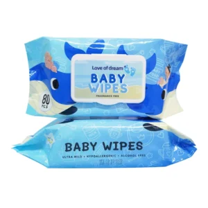 Baby Hand Mouth Wipes Safe for Oral Use Food-Grade Ingredients Gentle Cleaning
