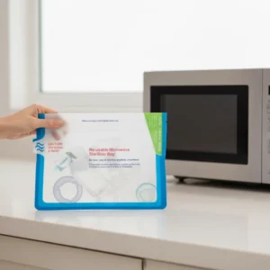Baby & Mother Special Microwave Sterilizer Bag Odor Free High Temperature Resistant Sterilizer Bag for Breast Pump Parts