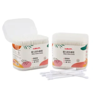 Baby Product Double Heads Ear Clean Cotton Swabs Absorbent Cotton Paper Stick Makeup Cotton Buds Swabs 400pcs 200pcs