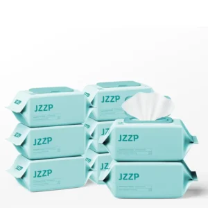 Baby Wet Wipes 100 Units Eco-Friendly Antibacterial Extra Soft Hypoallergenic Cotton Alcohol-Free OEM ODM
