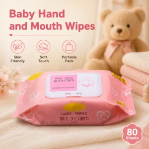 Baby Wet Wipes Factory OEM Baby Wipes Custom Packaging Baby Cleaning Wet Wipes