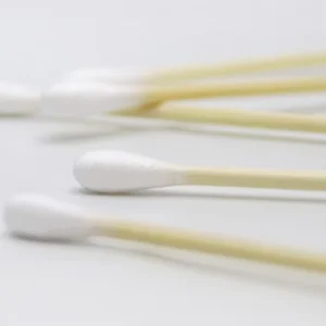 Bamboo Ear Buds with Dual Round Heads Soft Cotton Swabs for Eyelash & Makeup