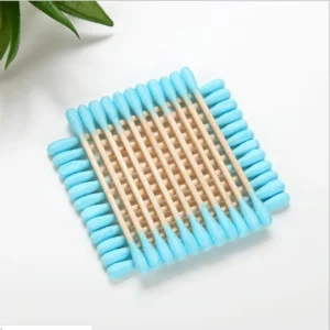 Bamboo Stick Color Cotton Swab in Cotton Bud