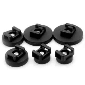 Base Holding Cable Management Zip Wire Neodymium Strong Magnet 22mm 31mm 43mm Nylon Rubber Coated Magnetic Cable Tie Mount