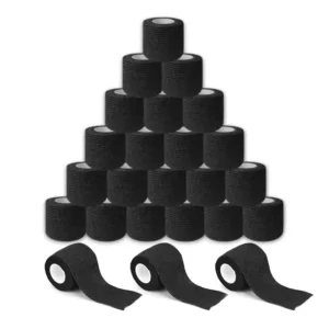 Beauty Black Tattoo Grip Bandage Cover Wraps Tapes Nonwoven Waterproof Self Adhesive Finger Wrist Tattoo Accessories