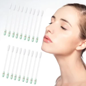 Beauty Care 2 in 1 Cosmetic Makeup Remove Cotton Swab with Plastic Stick for Sensitive Skin and Normal Personal Care