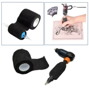 Beauty Customized Logo Self Adhesive Elastic Tattoo Grip Tape Multi Color OEM Tattoo Grip Cover Wrap