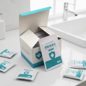 Big Size Antibacterial Alcohol Pads Disinfection Wet Wipes Disinfecting Large Disinfecting Alcohol Pad