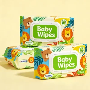 Biodegradable Baby Wipes Factory Custom Logo Soft Gentle Cleaning Cotton Wipes OEM