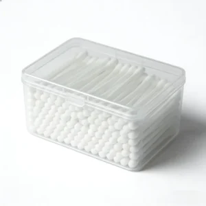 Biodegradable Bamboo Cotton Swabs Eco friendly Disposable Cotton Buds with Organic Sticks