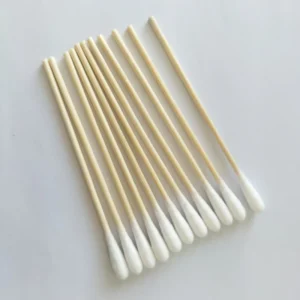 Biodegradable Cotton Swabs 500 Count Bamboo and Wood Stick for Ear Cleaning Makeup and Baby Use