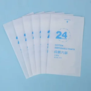 Biodegradable Eco Friendly Paper Plastic Bags Self Seal Used for Disposable Underwear Packaging