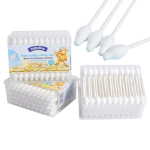 Biodegradable Eco Fryendly Q-tips Baby Use Cotton Medical Swabs (55pcs)
