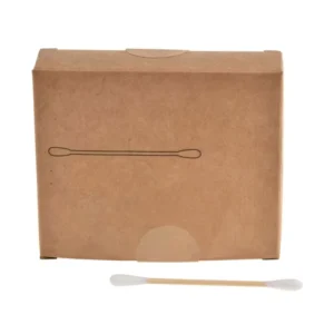 Biodegradable Extra Soft Bamboo Stick Cotton Swab for Baby and Cosmetic Use Bamboo Stick Cotton Swab Professional Salon Tool
