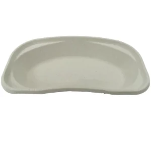 Biodegradable Kidney Tray Molded Pulp Medical Bedside Dry Pressed Hospital Patient Bed
