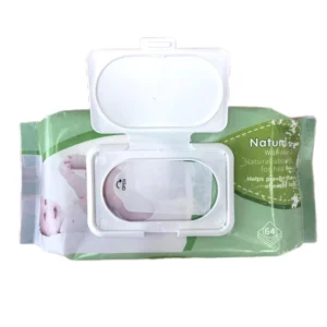 Biodegradable Unscented Baby Wet Wipes 80pcs Non Woven Cotton Tissues for Mouth Cleaning Newborn Sensitive Water Baby Wipes