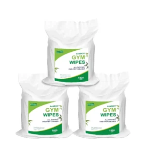Biokleen Custom Big 800 Sheets/roll Gym Wipes Roll, Resealable Biodegradable Disinfecting Wipes, Gym Wet Wipes Refill