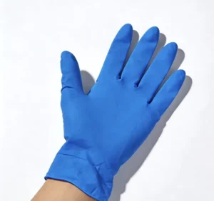 Black Blue Disposable Nitrile Gloves for Food Service Spas Beauty Salons Custom Packaging Available Latex free