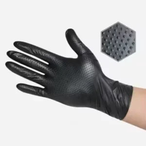 Black Diamond Nitrile Gloves Guantes Nitrilo Powder Free Disposable Heavy Duty Orange Diamond Nitrile Gloves Disposable