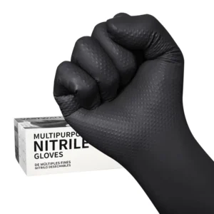 Black Diamond Nitrile Gloves Guantes Nitrilo Powder Free Disposable Heavy Duty Orange Diamond Nitrile Gloves Disposable