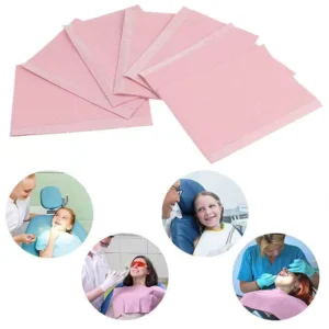 Black Disposable Manicure Table Mat Colorful Dental Bib Towel Waterproof Scarf Tie Free Dental Mat Beauty Personal Care Product