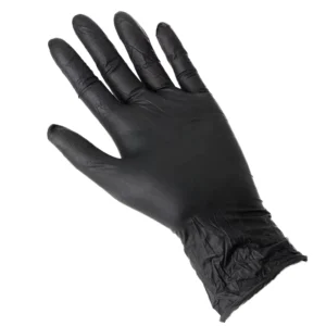 Black Disposable Nitrile Gloves Anti Slip Powder Free Disposable Guantes De Nitrilo for Food Home Use