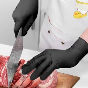 Black Nitrile Gloves Disposable Powder Free Food Grade Kitchen Cooking BBQ Cleaning Gloves
