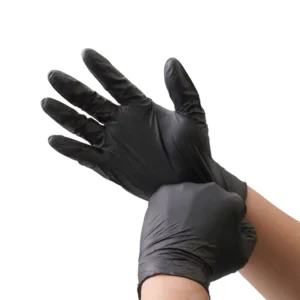 Black Nitrile Powder Free Disposable Gloves