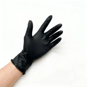 Black Nitrile Safety Work Gloves Wear Resistant Non Slip Protective Gloves