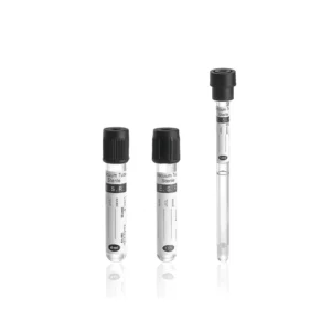 Black Top Disposable Medical ESR Sterile Vacuum Blood Tube